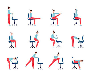 A person practicing Seated Forward Bend to enhance flexibility and strength as part of a chair yoga routine.