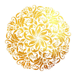 Colorful Mandala design used for meditation and mindfulness in yoga, symbolizing the universe and inner unity.