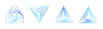 Visualization of Triangle Breathing technique for calm and balanced breathwork in yoga practice.