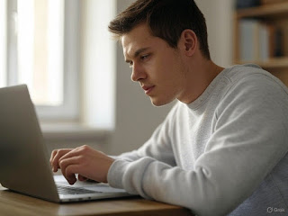 Dreamer taking action on mindful goals with focus and calm