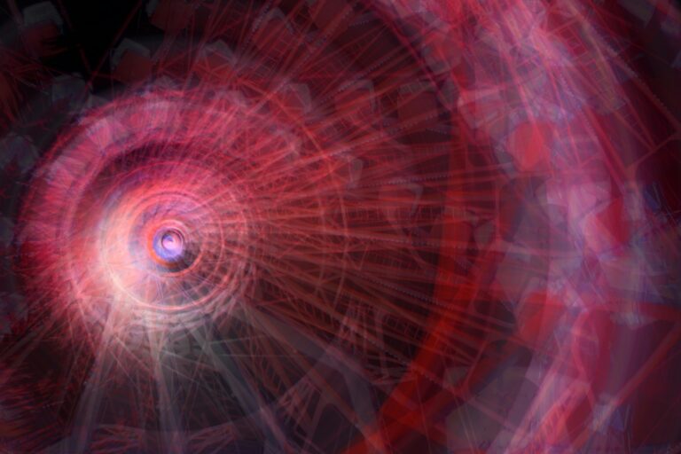 Abstract coiled serpent spiral symbolizing Kundalini energy