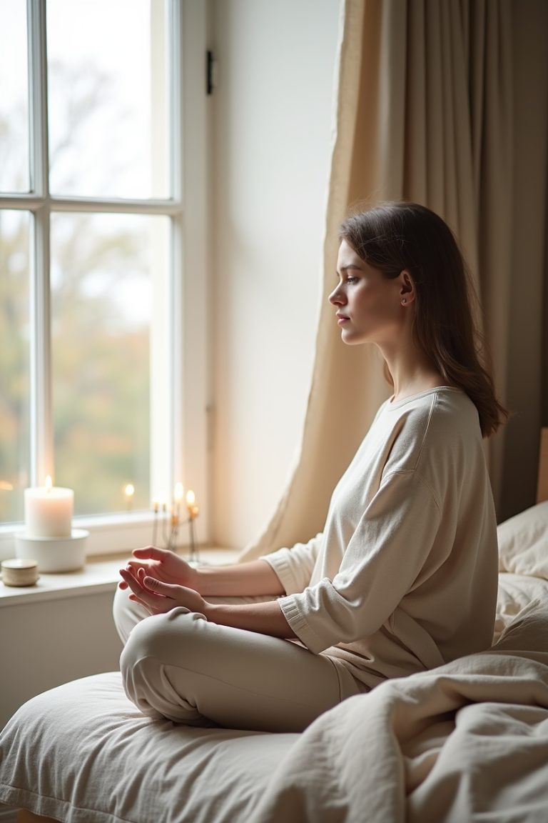 how to practice grounding meditation for sleep: a simple, gentle guide
